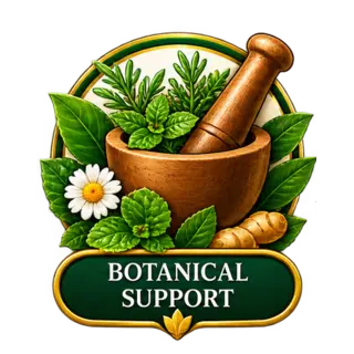 Botanical support step badge