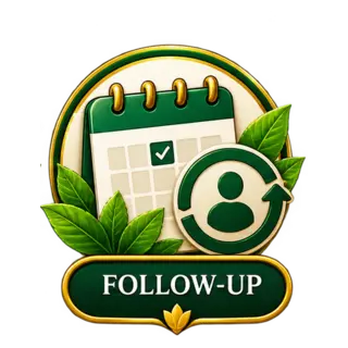 Follow-up step badge